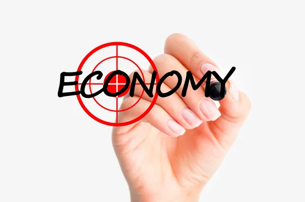 Economy victim — Stock Photo, Image