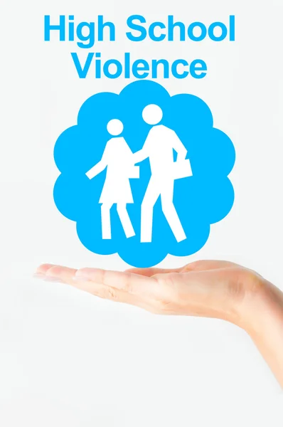 High school violence — Stock Photo, Image