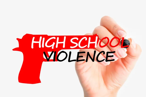 High school violence — Stock Photo, Image