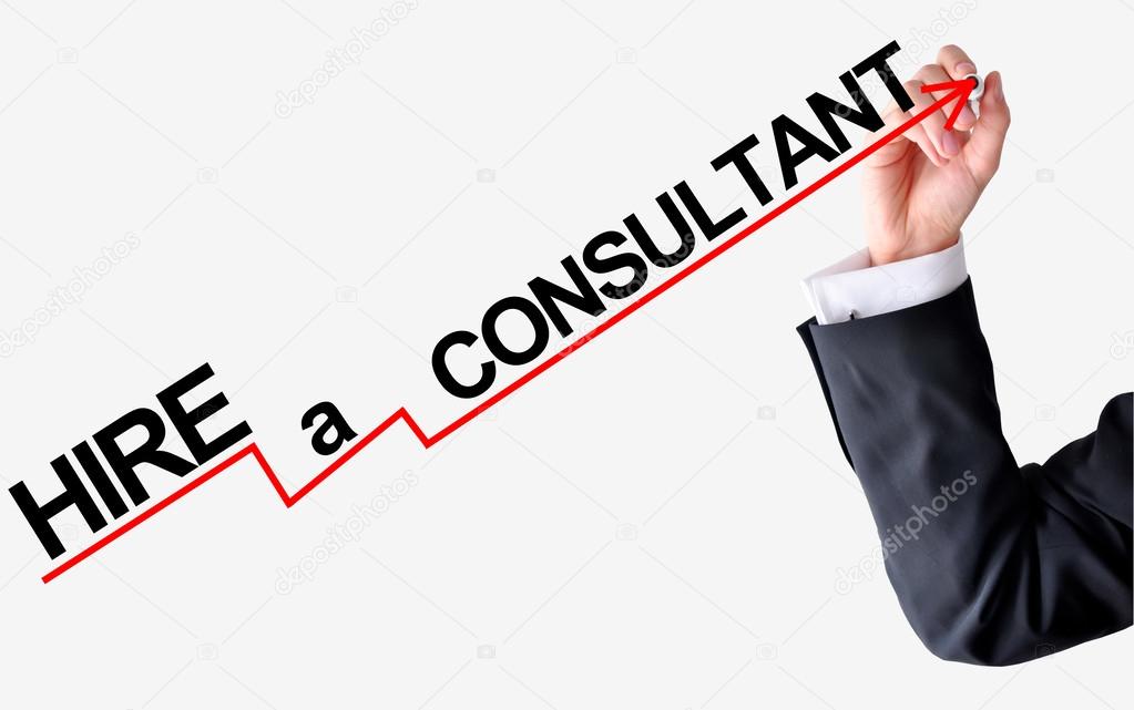 Hire a consultant concept