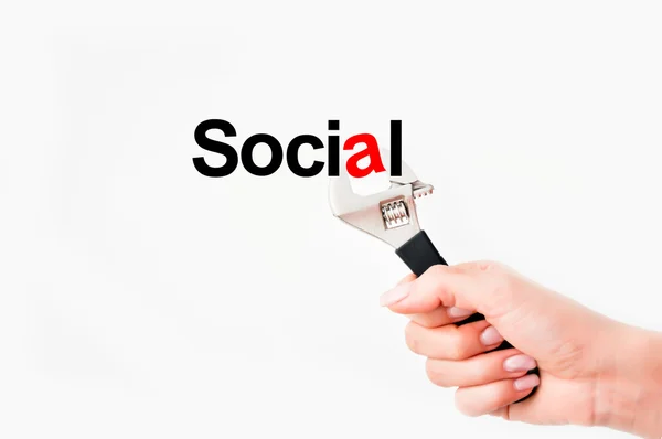 Resolver problemas de asistencia social — Foto de Stock