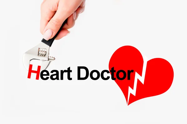 Broken heart doctor — Stock Photo, Image