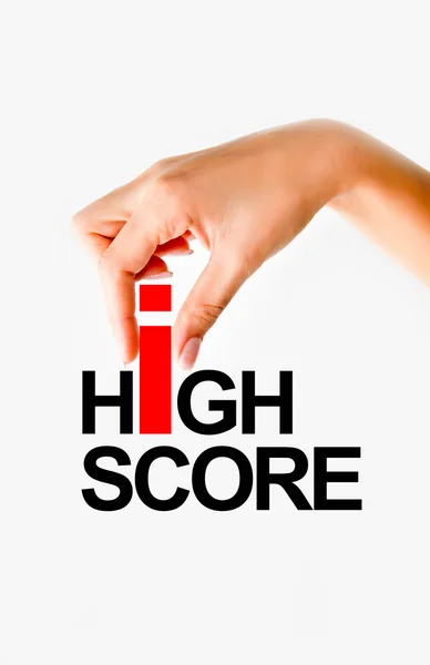 High score concept — Stock Photo, Image