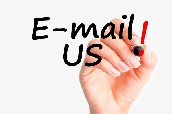 Envie-nos um e-mail conceito — Fotografia de Stock