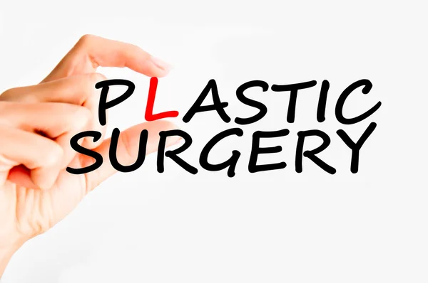 Plastická chirurgie koncept — Stock fotografie