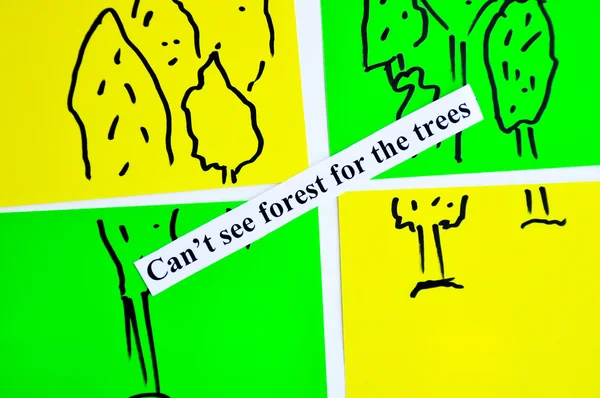Can\'t see forest for the trees