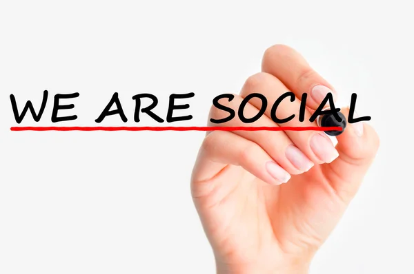 Somos un concepto social — Foto de Stock