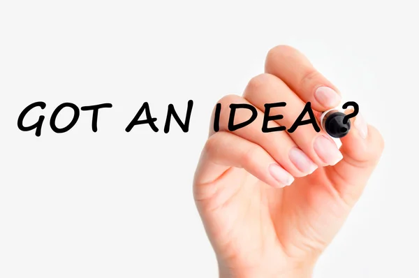 Got an idea? — Stock Photo, Image