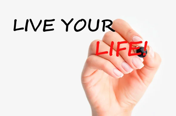 Live your life — Stock Photo, Image