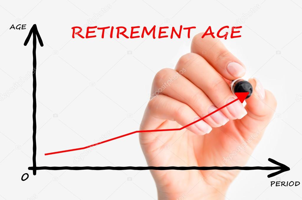 Retirement age concept
