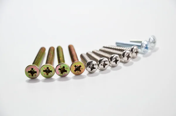 Pile of screws — Stock Photo, Image