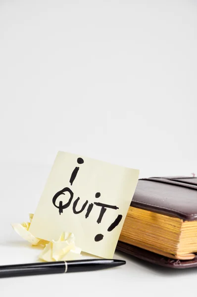 I quit my job — Stock Photo, Image