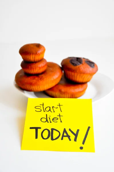 Starta diet idag — Stockfoto