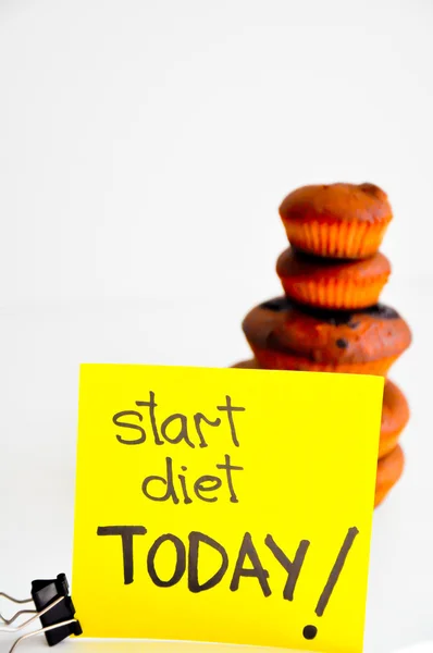 Starta diet idag — Stockfoto