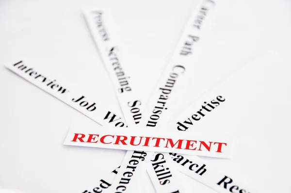 Recruitment process — Stock Photo, Image