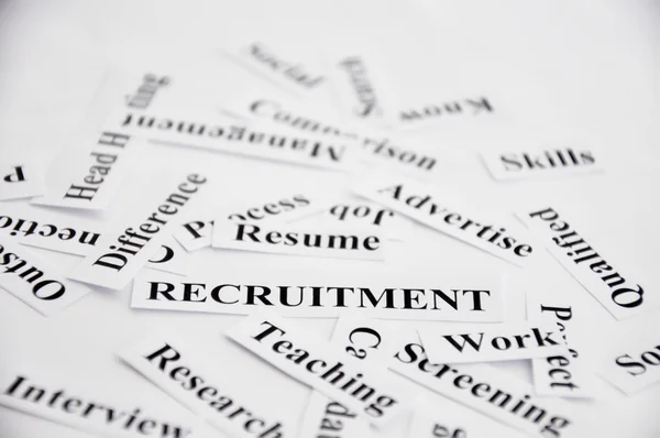 Recruitment process — Stock Photo, Image