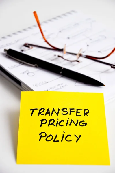 Transfer pricing concept — Stock Photo, Image