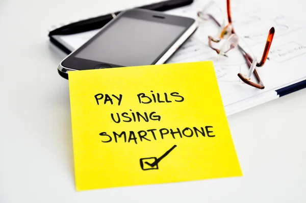 Mobiele betalingen software ontwikkelen — Stockfoto