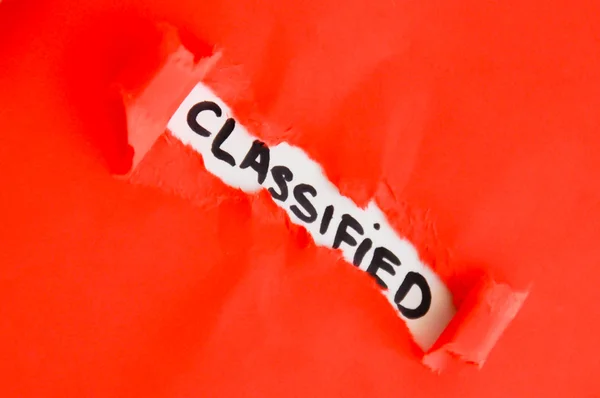 Top secret or clasified — Stock Photo, Image