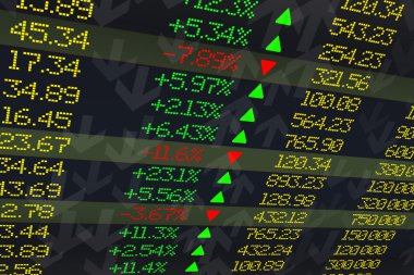Menkul Kıymetler Borsası göstermek kapı aynası