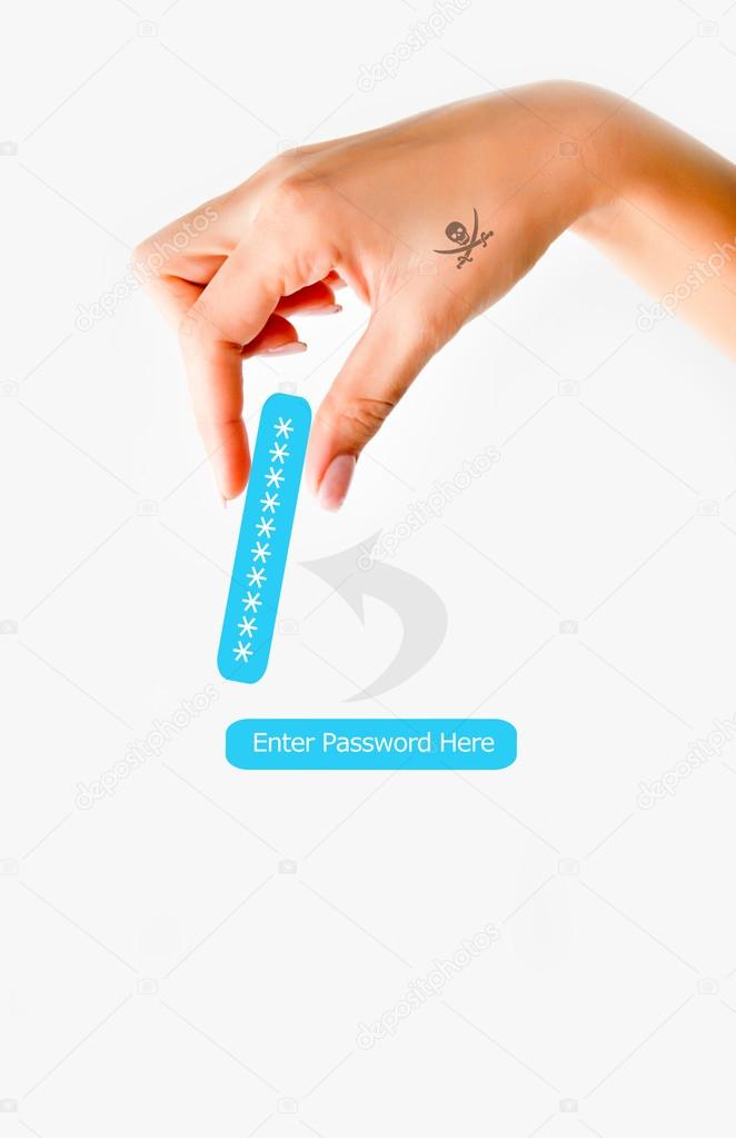 Steal password concept