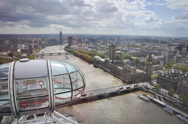 Thames havadan görünümü — Stok fotoğraf