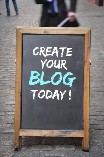 Create a blog today — Stock Photo, Image
