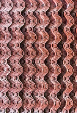 Kırmızı Çatı döşeme arka planı.