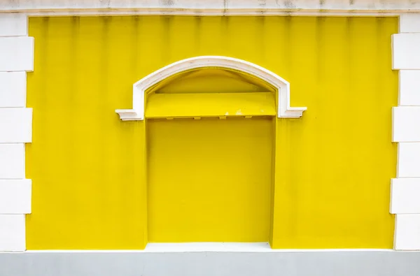 Fondo de pared amarillo . — Foto de Stock