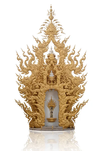 Stile arte thailandese.Wat Rong Khun, Chiang Rai, Thailandia . — Foto Stock