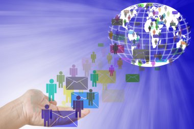 insanlar ve yandan Dünya'dan mektup.