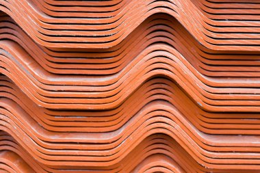 Kırmızı çatı desen.