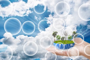 Ağaçlar oksijen Dünya'ya vermek..