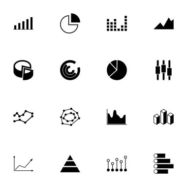 Diagram Graphs icon - Expand to any size - Change to any colour. Perfect Flat Vector Contains such Icons as growth, chart, money pie, financial, profit, info, bar, data, statistics, column and more