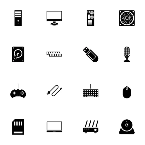 Hardware Icon Expand Any Size Change Any Colour Perfect Flat — Stock Vector