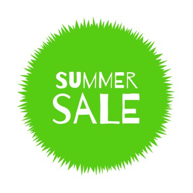 Vektör düz yuvarlak çim afiş, kabarcık şablonu