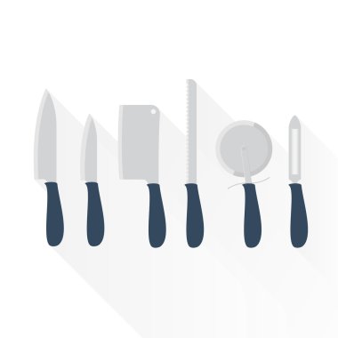 Mutfak bıçakları. 