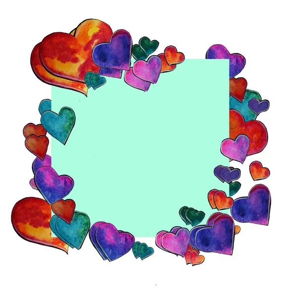 Aşıklar için şık kalpler. Yüksek kalite çizim. İllüzyon, kalp seti. Güzel, şık bir doku. Kartpostallarda, kitaplarda, tatil davetiyelerinde, düğünlerde kullanılıyor..