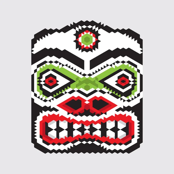 Геометричні маска місті haida — стоковий вектор
