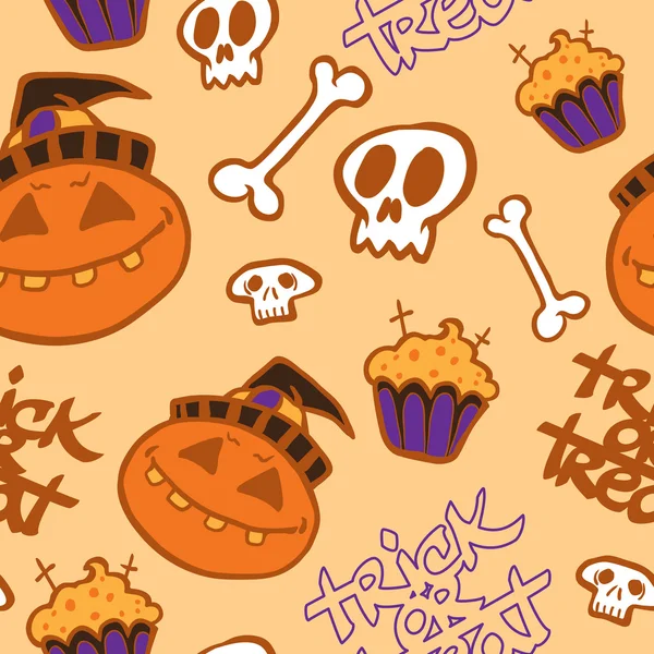 Halloween  pattern — Stock Vector