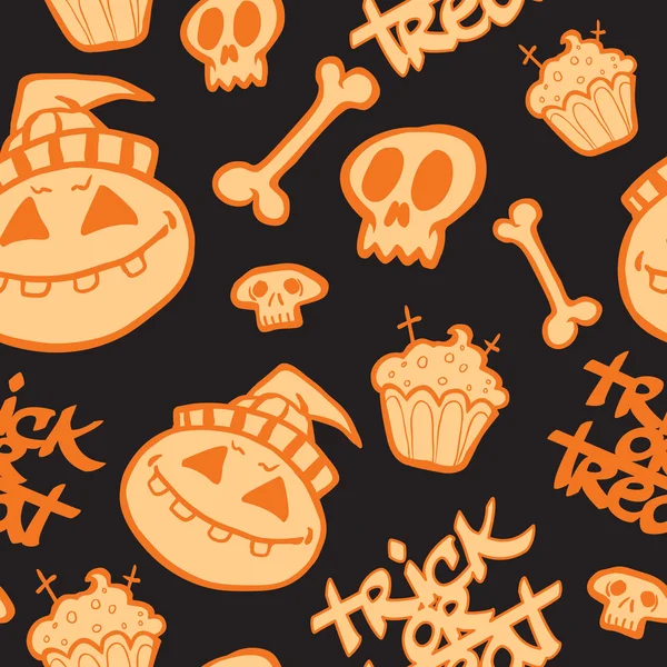 Halloween  pattern — Stock Vector