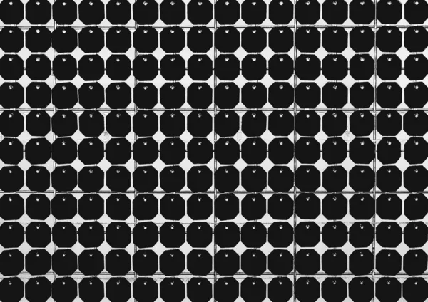 Black and white decorative mosaic interior wall abstract square pattern background.
