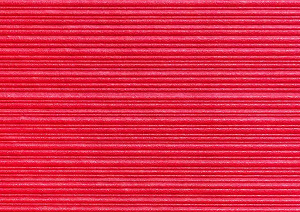 Red abstract striped pattern wallpaper background, paper texture with horizontal lines.