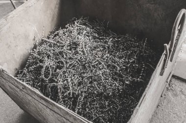 Metal talaşı, endüstriyel atık işleme, demir endüstrisi..