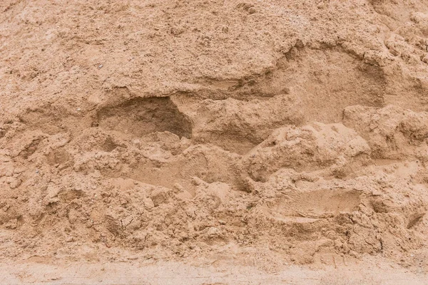Pile Sand Texture Background Construction Site Close — Stock Photo, Image