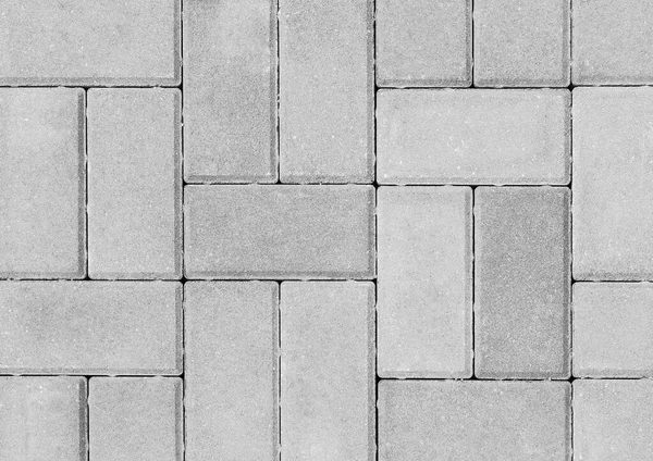 Gray Paving Slabs Urban Street Road Floor Stone Tile Texture — Stock Photo, Image