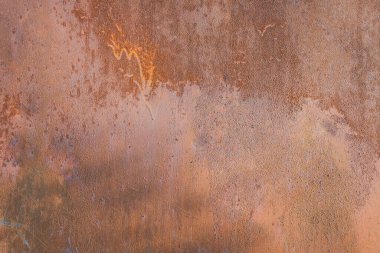 Eski kirli demir dokusu kaba bir zemin haline geldi..