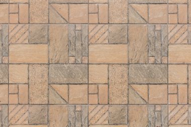 Taş desenli soyut zemin fayans mozaik doku arkaplanı.