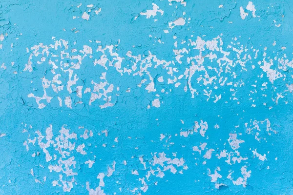 Copos Azules Pintura Sucia Pelada Vieja Superficie Del Fondo Textura — Foto de Stock