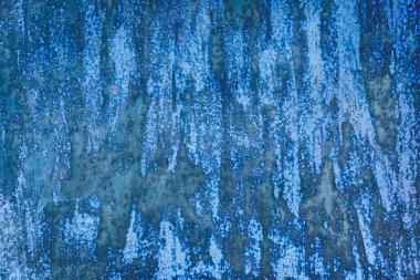 Soyut grunge desenli eski mavi beton duvar dokusu.